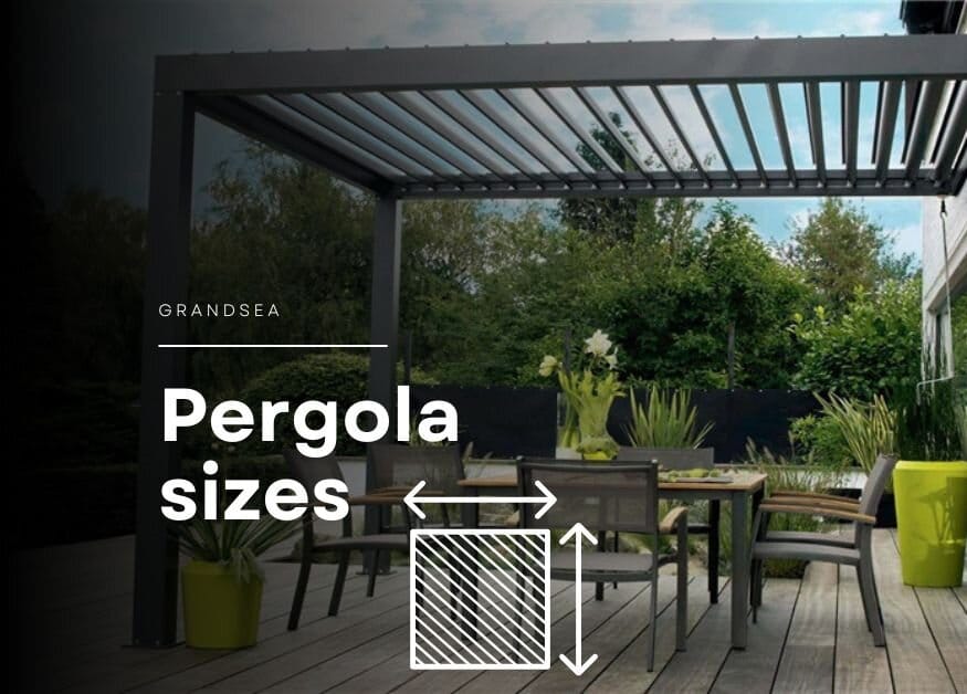 pergolas size