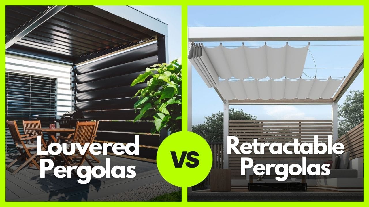 louvered vs retractable pergola - grandseabuilding.com louvered vs retractable pergola