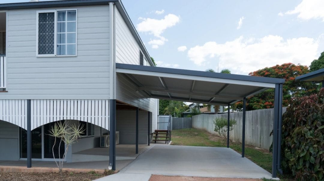 a modern aluminum carport pergola attached to house - grandseabuilding.com