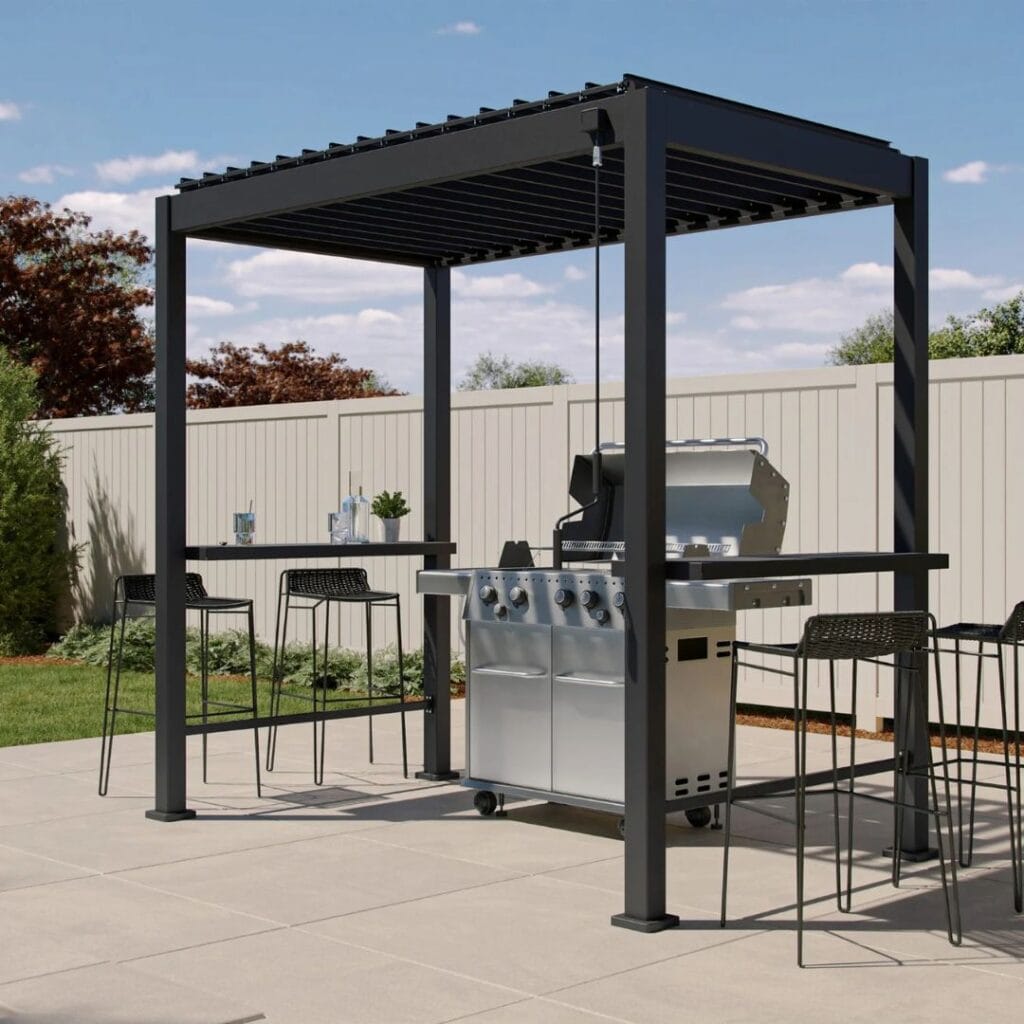 aluminum grill pergola - grandseabuilding.com