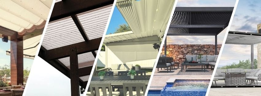 different cover types—polycarbonate, fabric, retractable, metal, clear tarp - grandseabuilding.com