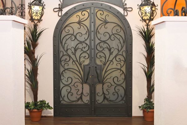 wrought iron doors
